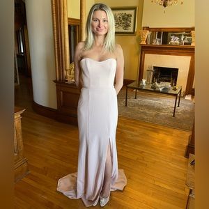 Amsale bridesmaid gown